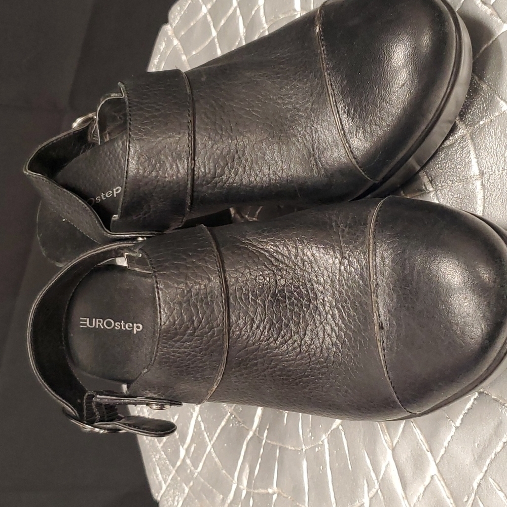 EuroStep Leather Mules SZ 7.5